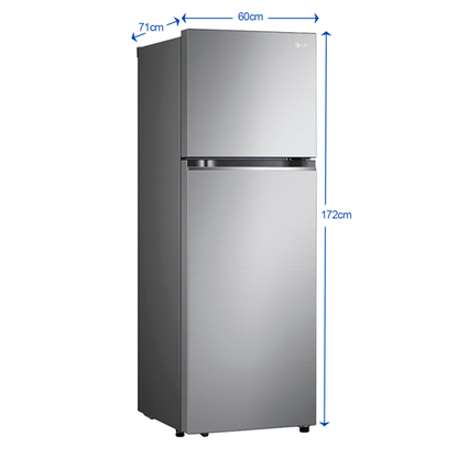 Refrigeradora inverter, 11 pc, VT34BPP, LG, Linear Cooling y Smart Diagnosis, color gris