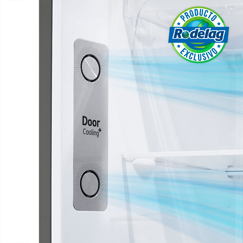 Refrigeradora LG 11 pc VT34BPP gris inverter linear cooling smart diagnosis