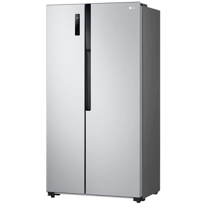 Refrigeradora Side By Side inverter, 18 pc, GS51BPP, LG, color acero pulido