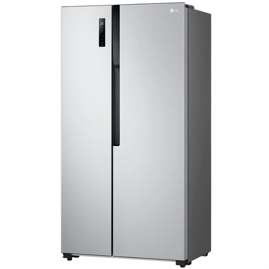 Refrigeradora Side By Side inverter, 18 pc, GS51BPP, LG, color acero pulido