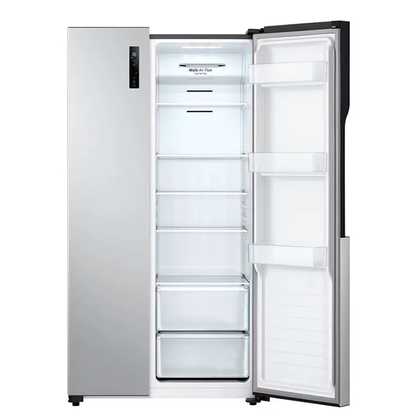 Refrigeradora Side By Side inverter, 18 pc, GS51BPP, LG, color acero pulido