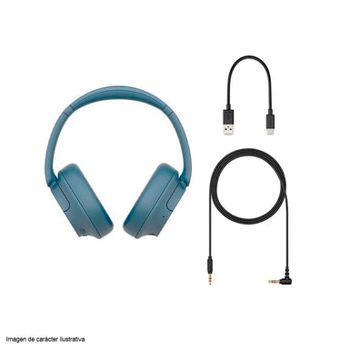Audífonos inalámbricos WH-CH720N/LZ Sony color azul