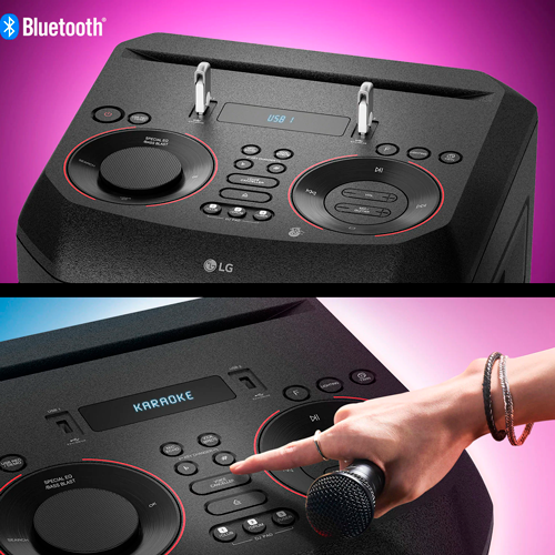 Torre de sonido LG Xboom RNC9 1800W  Doble woofer
