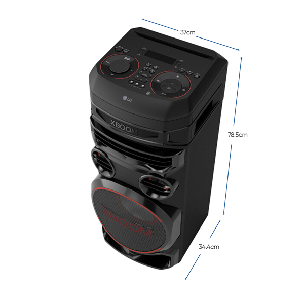 Torre de Sonido Xboom RNC7 LG, Radio FM Multi Bluetooth Super Bass Boost