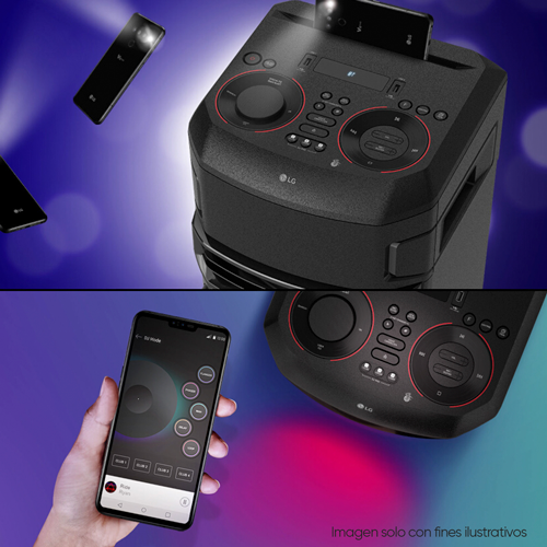 Torre de Sonido Xboom RNC7 LG, Radio FM Multi Bluetooth Super Bass Boost