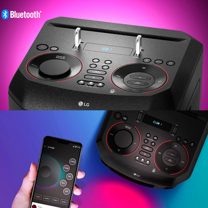 Torre de sonido LG Xboom RNC5 Karaoke Star, multi bluetooth