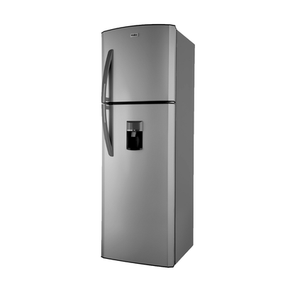 Mabe refrigeradora top mount RMA250FJMRU1 10 pies cubicos inox, 250l dispensador de agua 2 litros
