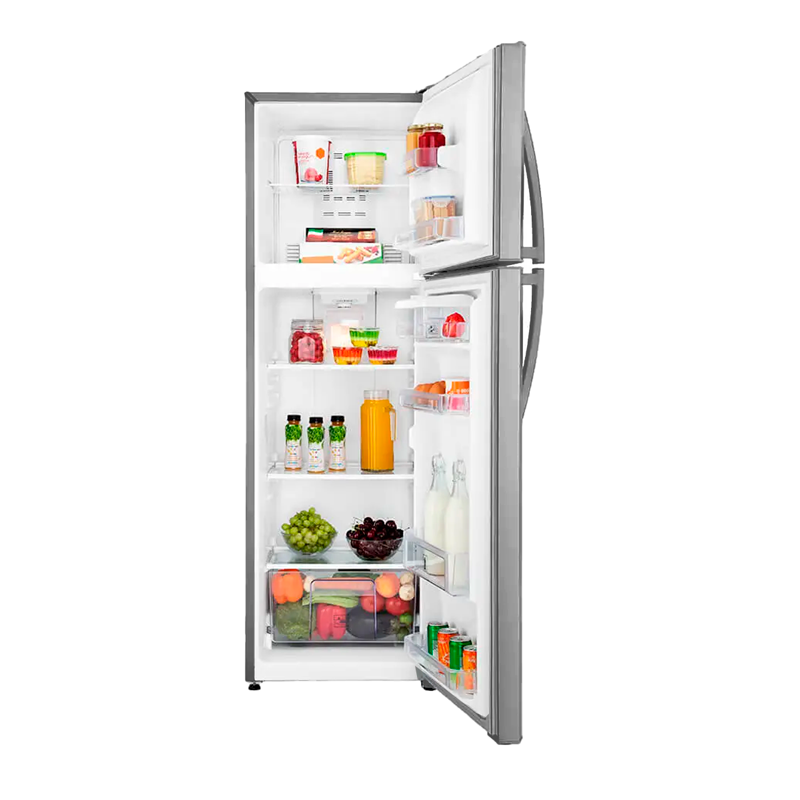 Mabe refrigeradora top mount RMA250FJMRU1 10 pies cubicos inox, 250l dispensador de agua 2 litros