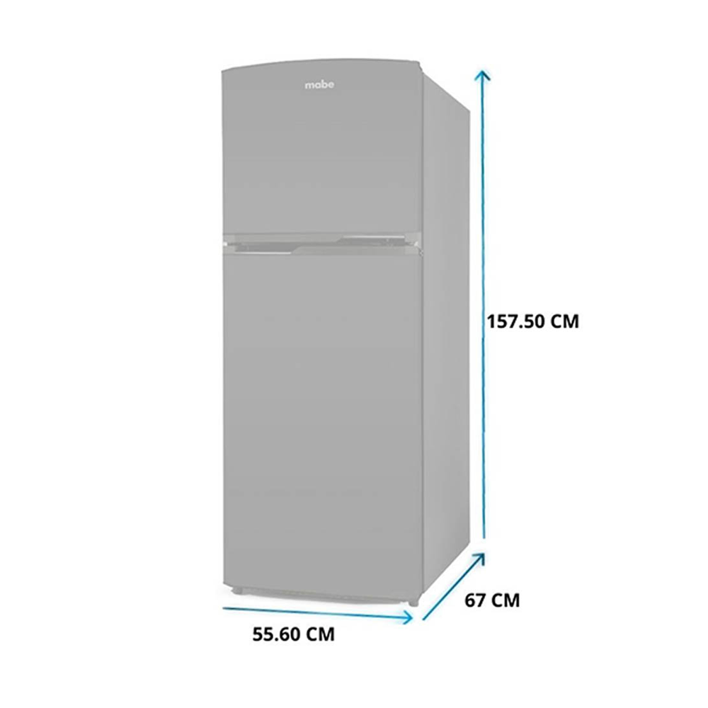 Refrigeradora Mabe Top Mount 9 pies cúbicos RMA230PVMRG1