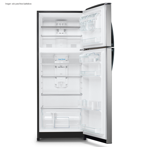 Refrigeradora Top Mount RMP420FYNU 15pc Mabe color acero inoxidable