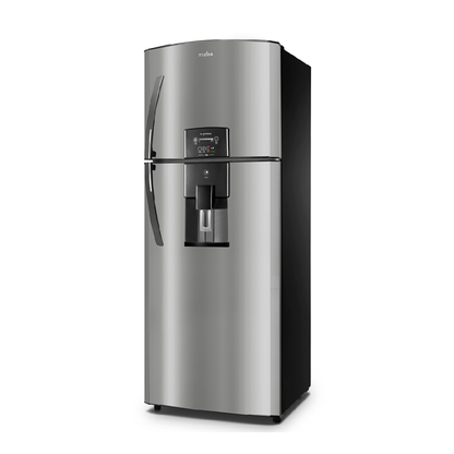 Refrigeradora Top mout14pc RMP410FZNU Mabe dispensador de agua