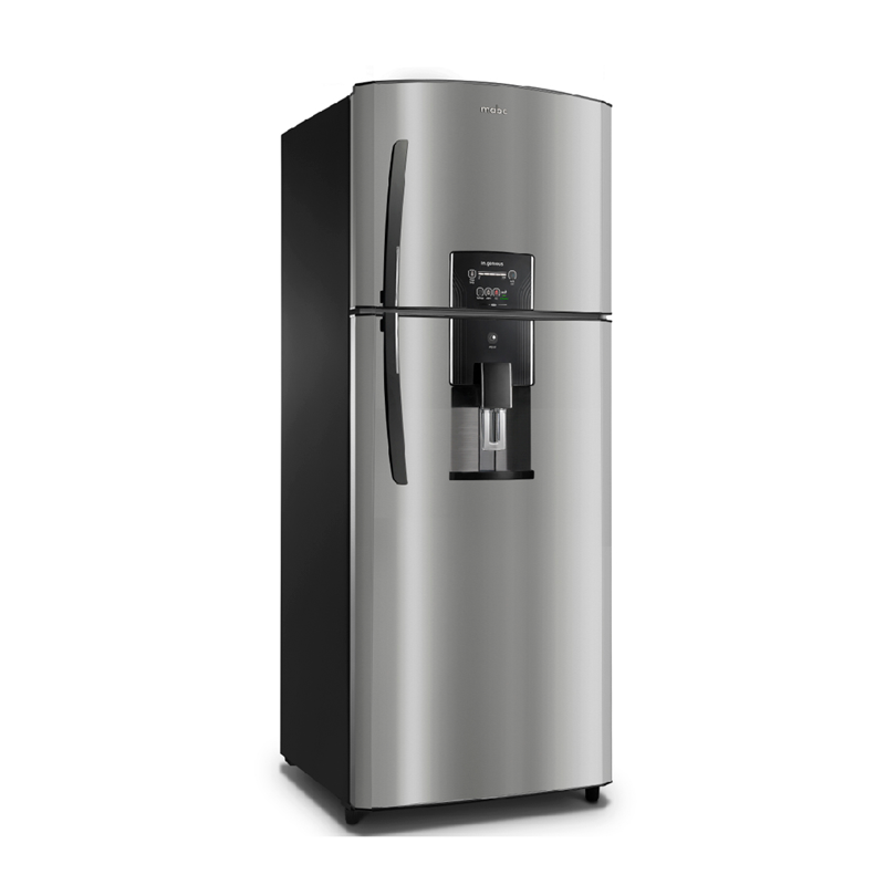 Refrigeradora Top mout14pc RMP410FZNU Mabe dispensador de agua