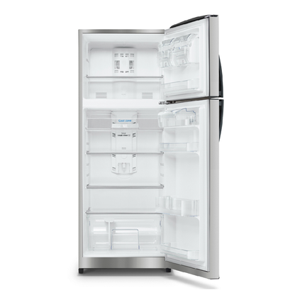 Refrigeradora Top mout14pc RMP410FZNU Mabe dispensador de agua