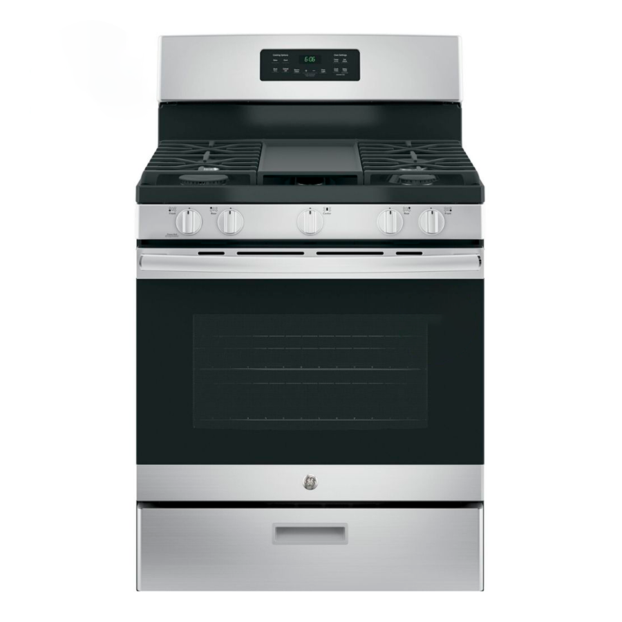 Estufa a gas 30" JGBS66REKSS GE de 5quemadores acero inoxidable