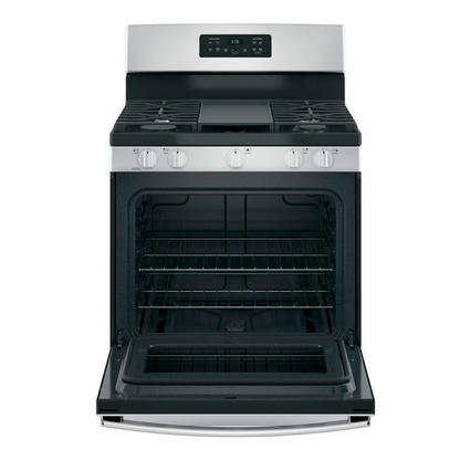 Estufa a gas 30" JGBS66REKSS GE de 5quemadores acero inoxidable
