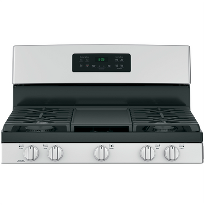 Estufa a gas 30" JGBS66REKSS GE de 5quemadores acero inoxidable