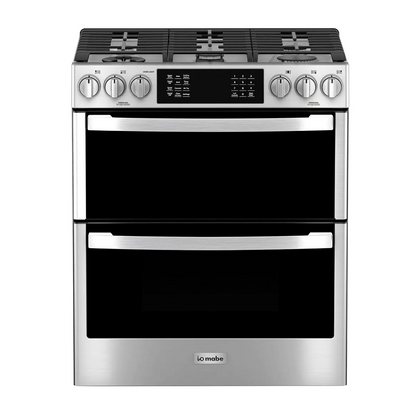 Estufa a gas 30" IO950FS0 GE modo sabbath 5 quemadores doble horno.