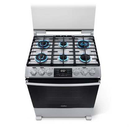 Estufa a gas 30" EMH7614DATMSS0 Mabe 6 quemadores