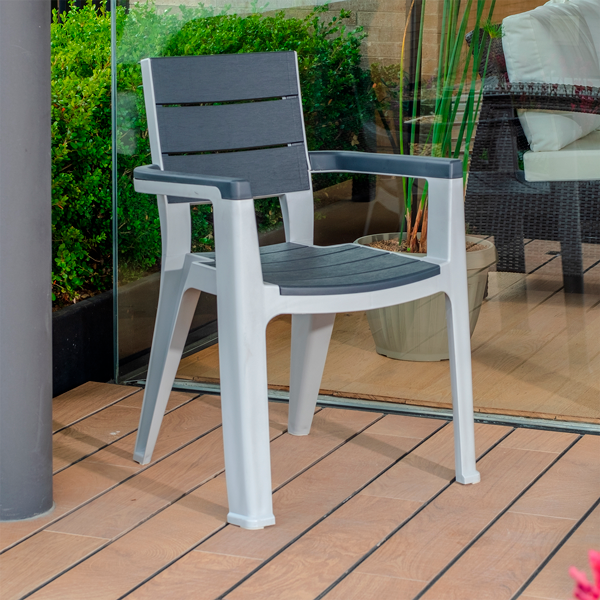 Silla madeira 463-CUA color cuarzo