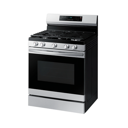 Estufa a gas 30" SAMSUNG NX60B6515SS/AP 5 quemadores Air fry.