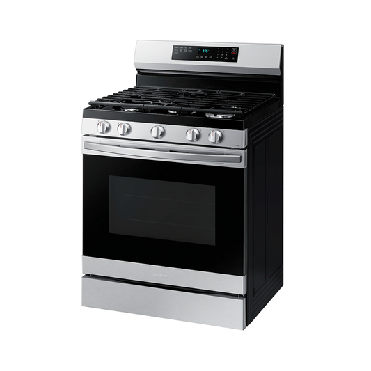 Estufa a gas 30" SAMSUNG NX60B6515SS/AP 5 quemadores Air fry.