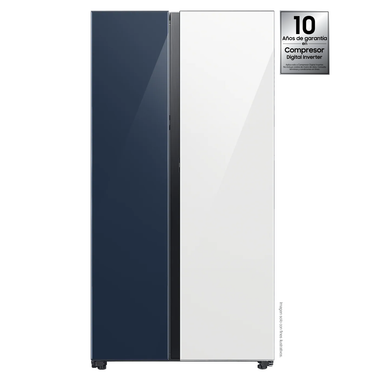 Refrigeradora 28pc Side by Side Bespoke RS28CB760A7NAP Samsung