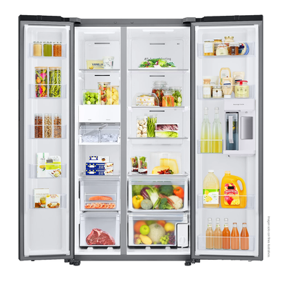 Refrigeradora 28pc Side by Side Bespoke RS28CB760A7NAP Samsung