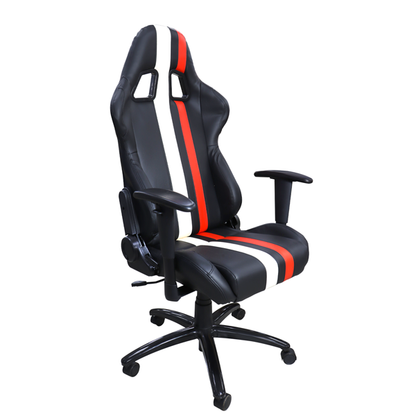 Silla de oficina, OFCHAIR, Swiss Drive Butzi, cuerina, negro/rojo (1 set)