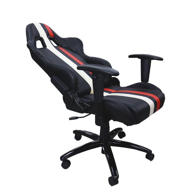 Silla de oficina, OFCHAIR, Swiss Drive Butzi, cuerina, negro/rojo (1 set)