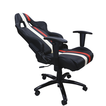 Silla de oficina, OFCHAIR, Swiss Drive Butzi, cuerina, negro/rojo (1 set)