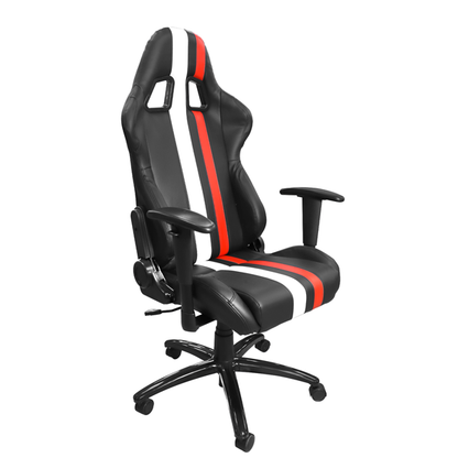 Silla de oficina, OFCHAIR, Swiss Drive Butzi, cuerina, negro/rojo (1 set)