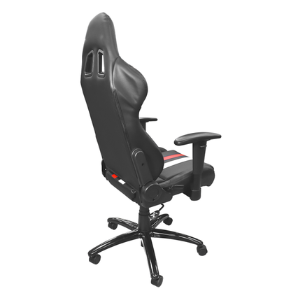 Silla de oficina, OFCHAIR, Swiss Drive Butzi, cuerina, negro/rojo (1 set)