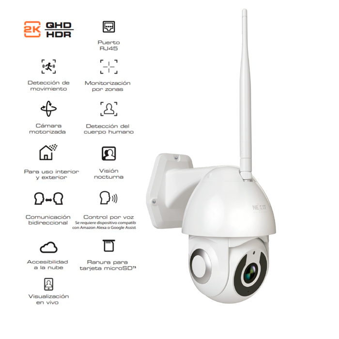 Cámara de seguridad NHC-O612 Outdoor 1080P IR NEXXT