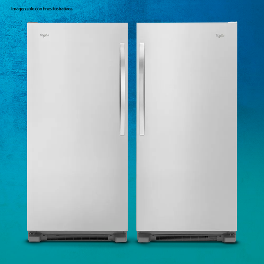Combo Whirlpool Gemela Refrigeradora y Congelador SIDEKICK WSR57R18DM + WSZ57L18DM