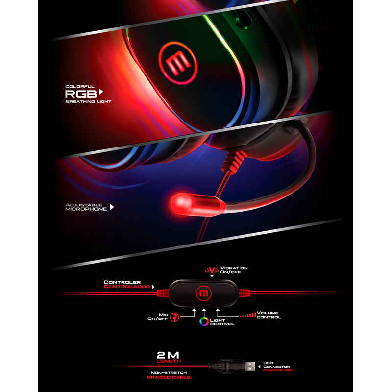 Audífono MAXELL OVER EAR CA-H-MIC GAMING 347834