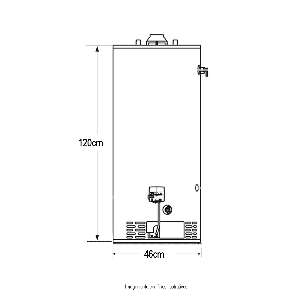 Calentador de agua de 30gls, eléctrico RE230S6-1NCWW-EXP. BRADFORD WHITE