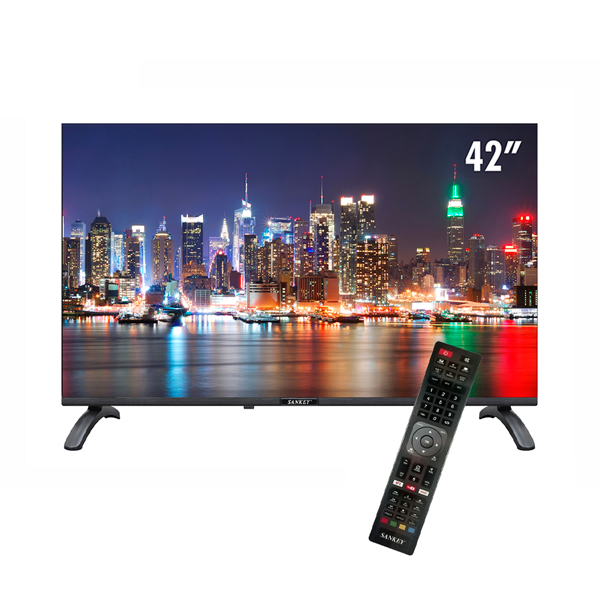 TV 42” LED FHD Smart #Sankey 📺 ¡Vive una mejor experiencia auditiva con la  tecnología de sonido dinámico! 🤩 Disfruta de imágenes más detalladas con  una