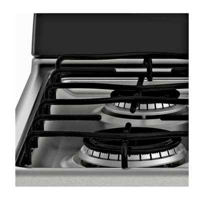 Estufa a gas 30" EM7641BAIN2 Mabe 6 quemadores mesa de acero inoxidable
