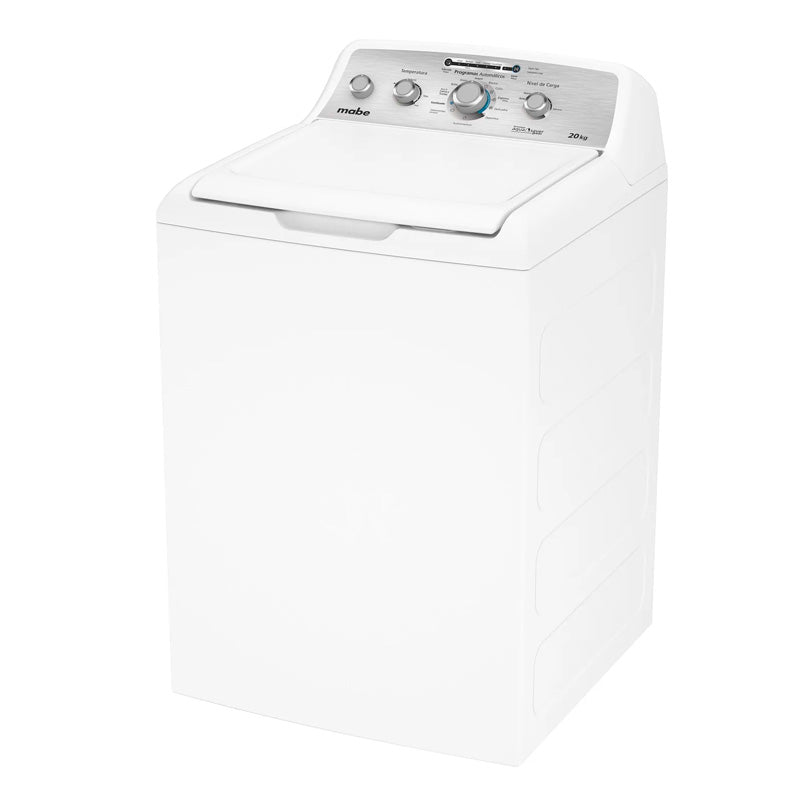 Lavadora 20kg LMA70214CBAB0 Mabe carga superior color blanco