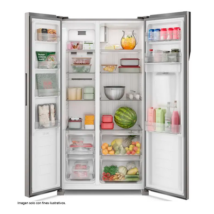 Refrigeradora Frigidaire Side by Side FRSA15K2HVG inverter 15 pies cúbicos