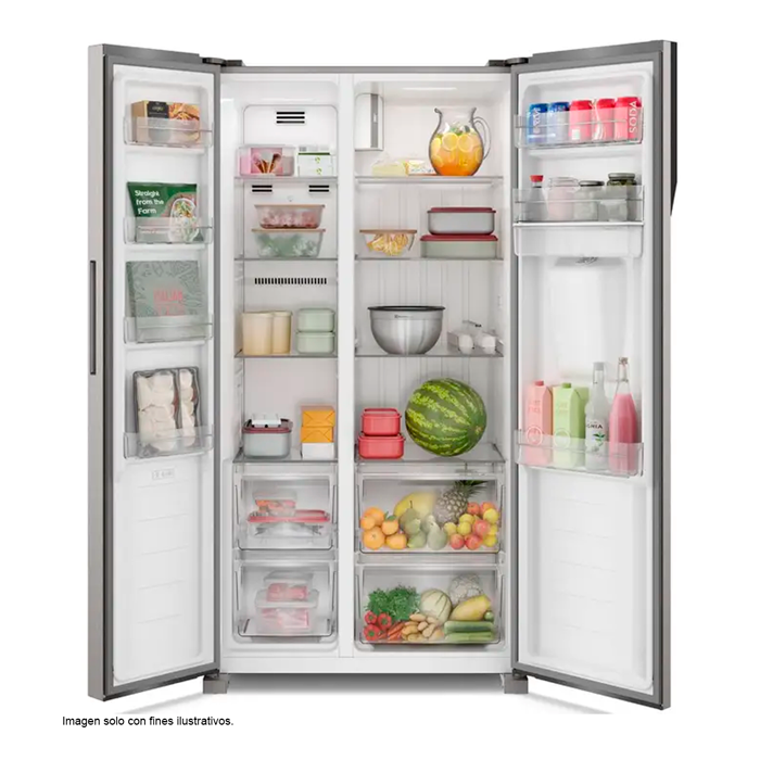 Refrigeradora Frigidaire Side by Side FRSA15K2HVG inverter 15 pies cúbicos