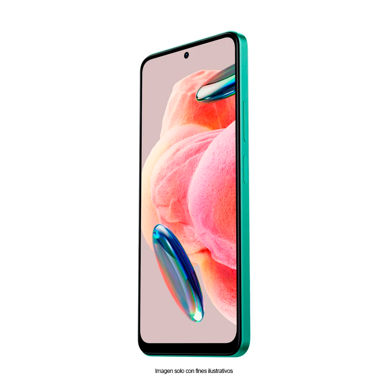 Celular Redmi Note 12, verde menta pantalla AMOLED 6.67” 4+128GB