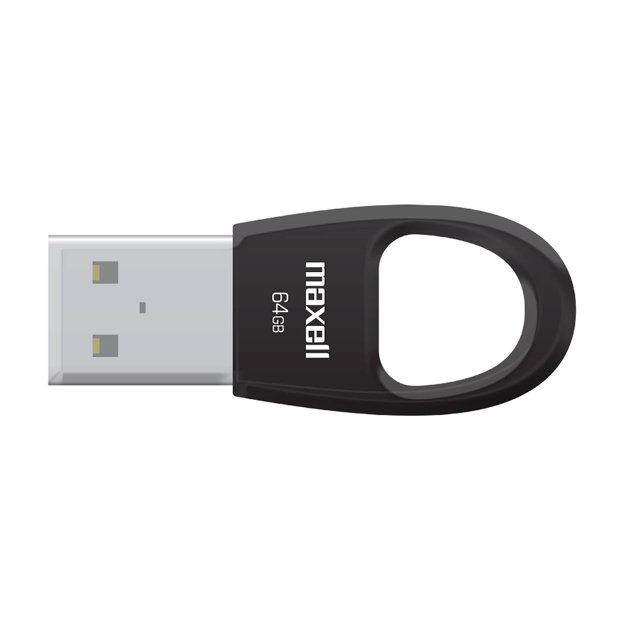 Memoria Negra USBK-64  USB KEY 64 GB  2.0 MAXELL