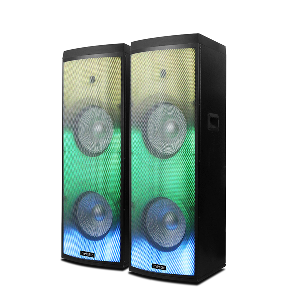 MYSTIC MY-PS1000FL PARLANTE ACTIVO 10" 80W DOS BOCINAS