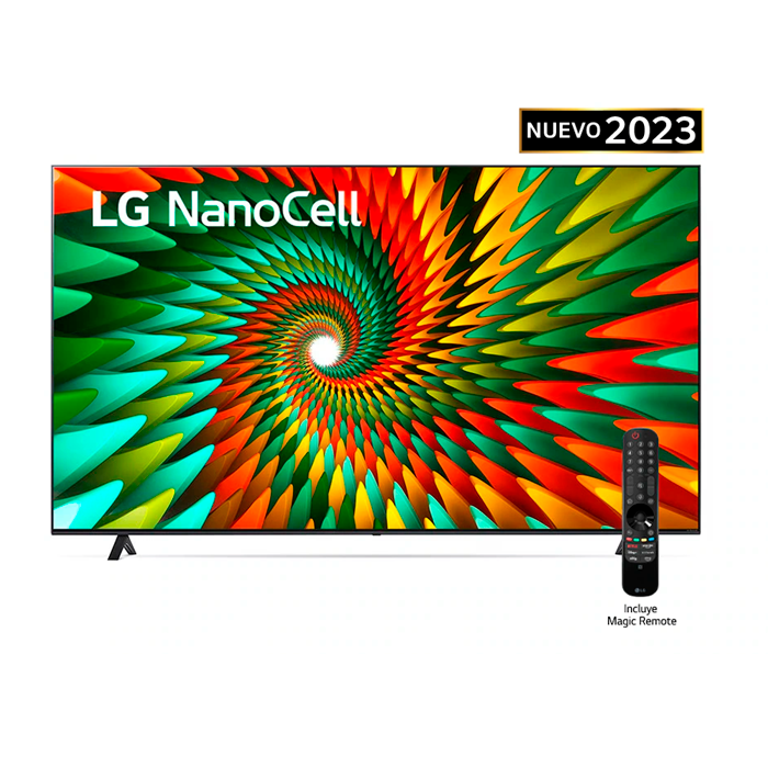 Smart TV LG de 50 pulgadas 4K nanocell NANO77, 2023 50NANO77SRA
