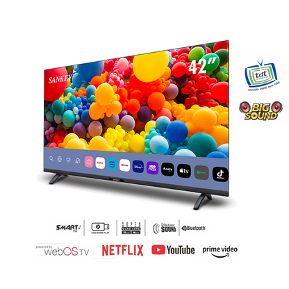 Televisor LED Smart 42" HD, Sankey CLED-42DW9