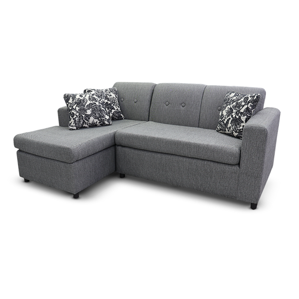 Sofá modular + loveseat modelo granada, estructura de madera y tapizado en chenile