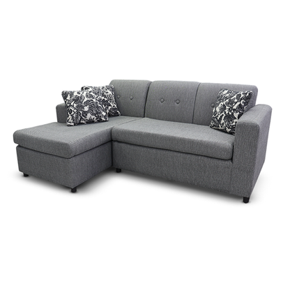 Sofá modular + loveseat modelo granada, estructura de madera y tapizado en chenile