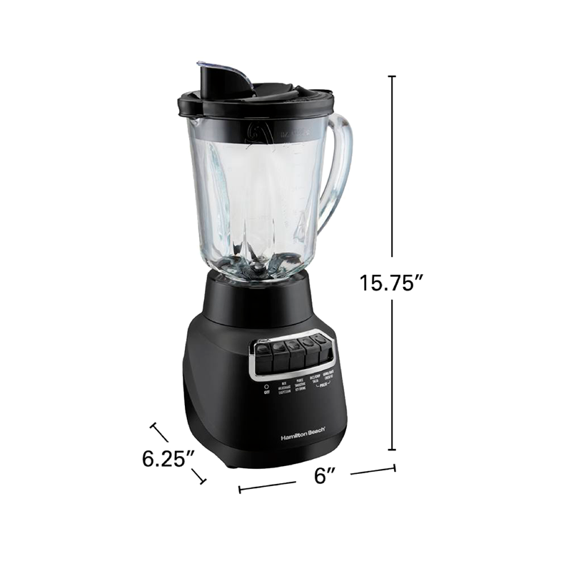 Licuadora, HB58185, Hamilton Beach, negro 800 watts