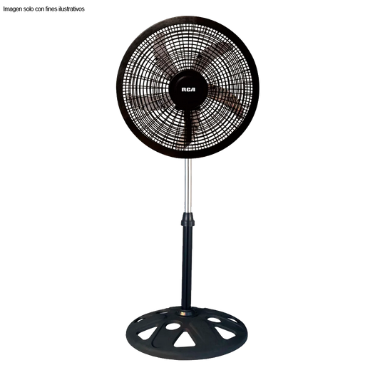 Abanico de pedestal 18" RCFAN4580 3 velocidades, 5 aspas RCA